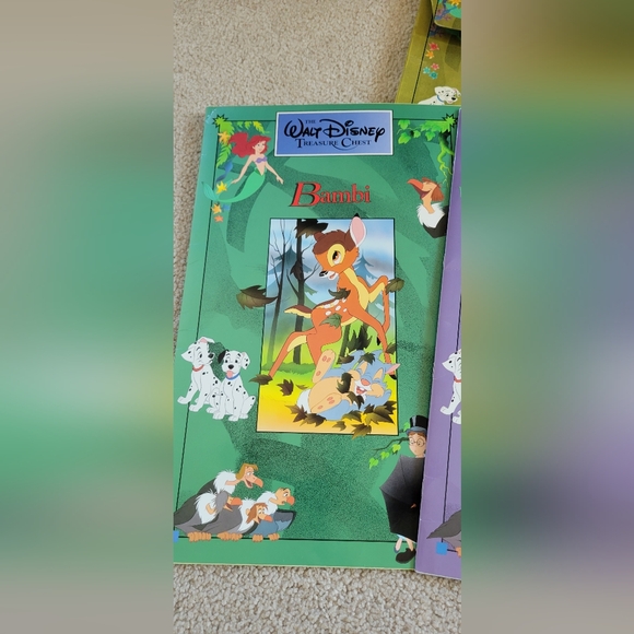 The Walt Disney Treasure Chest 1991 Book Collection Jungle Book Little Mermaid - Picture 6 of 9